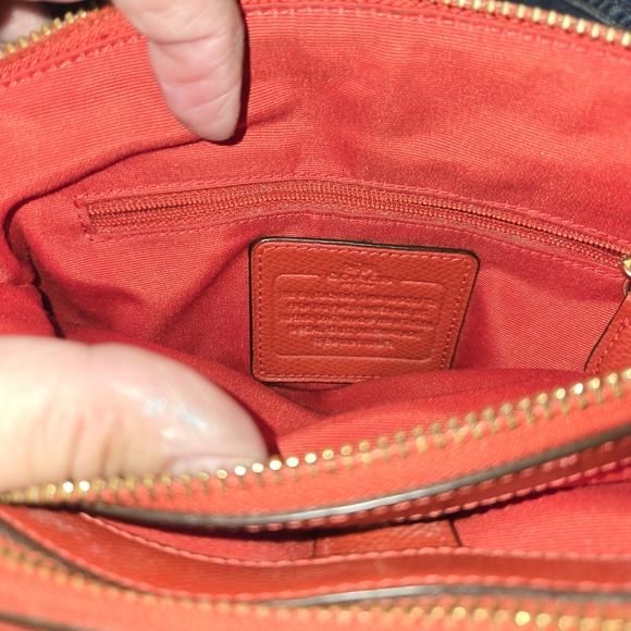 Coach Vibrant Red Satchel - Picture 2 of 5